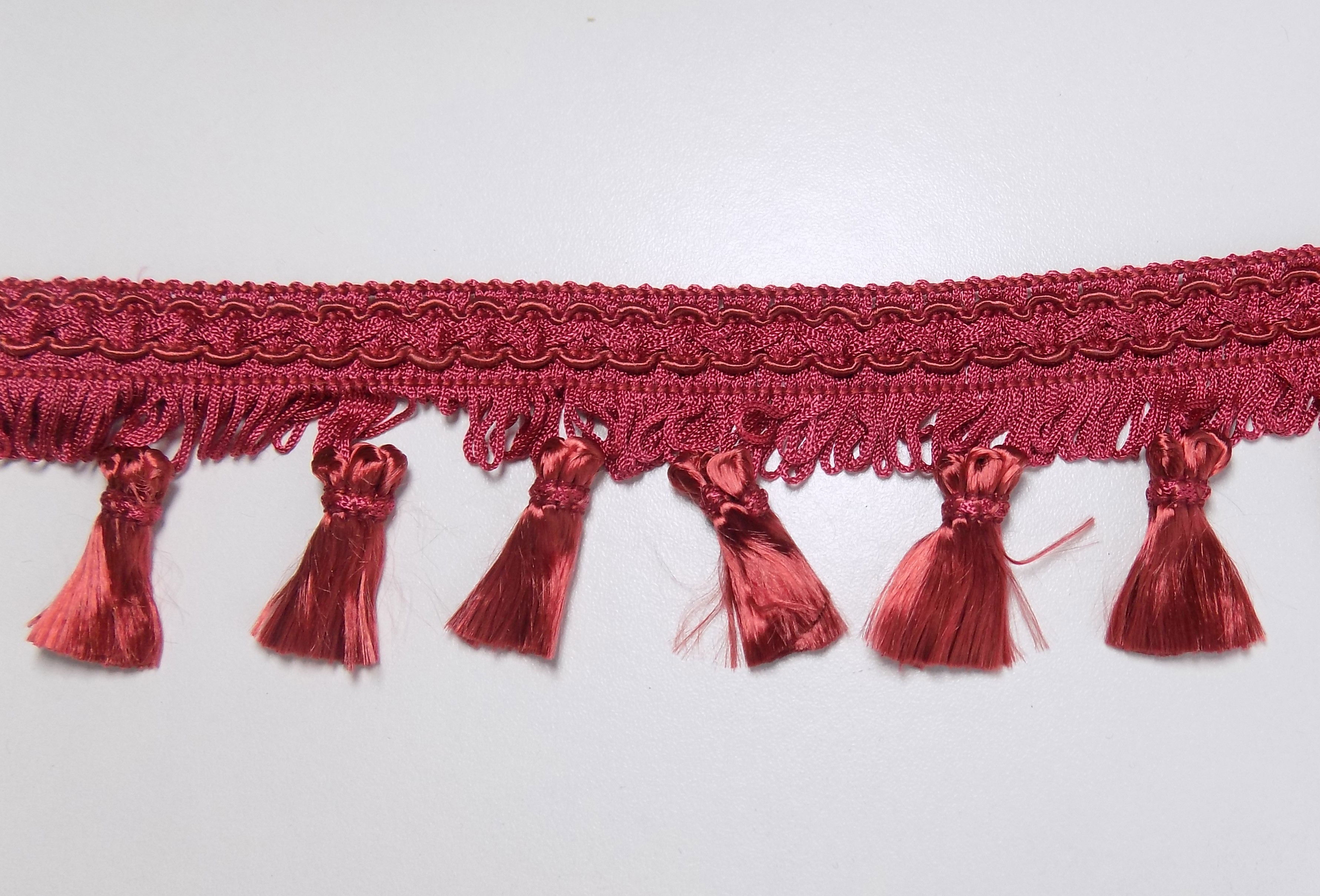 GF7-029 - FINSBURY TASSEL FRINGE **029** DAMSON