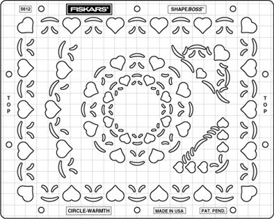 295612 - ***FISKARS SHAPEBOSS STENCILS CIRCLE WARMTH