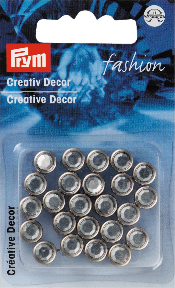 P403630 - **Creative Decor round pinning 7 mm silver col x 24pc