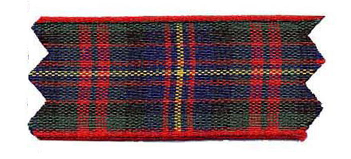 4446-25-48-100 - **TARTAN RIBBON 25MM 48 CAMERON **100M **