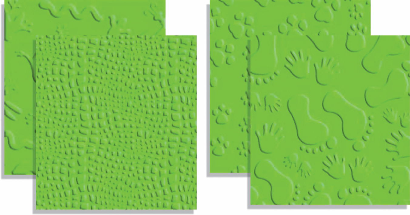 5685 - **295685 FISKARS LIFE TEXTURE PLATES SET OF 2