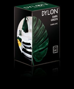 DM-9  **DYLON MACHINE DYE DARK GREEN + SALT (350GM)