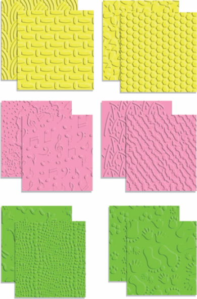 5686 - **295686 ASSORTMENT 3 PACK 6 TEXTURE PLATES