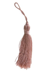 BTTA15 PEACH 6CM TASSEL PACK OF 8