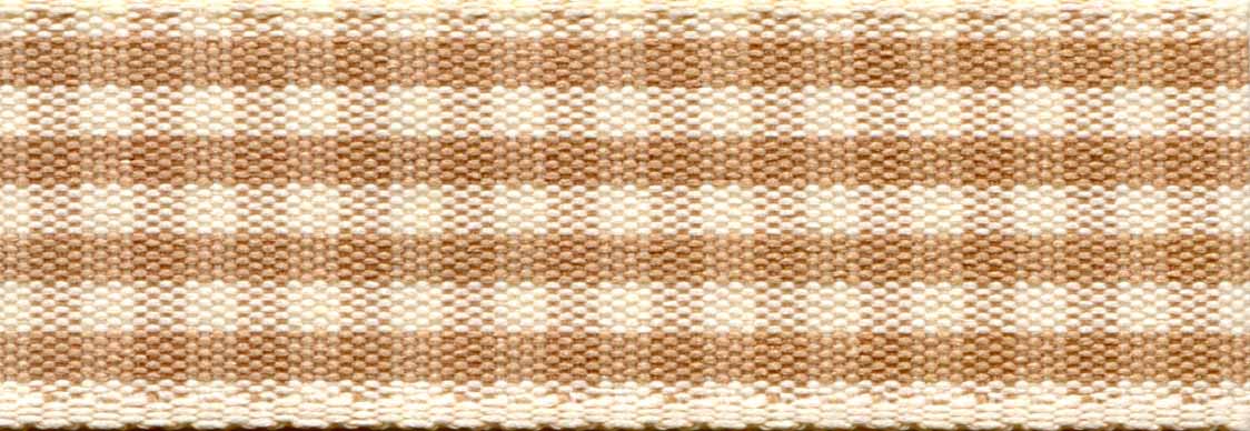 1377-7-50 - **BERI RUSTIC GINGHAM 7MM COL 50 OATMEAL