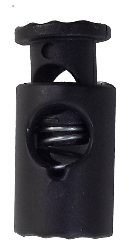 CE60-10  MEDIUM PILLARBOX CORD END COL10 BLACK