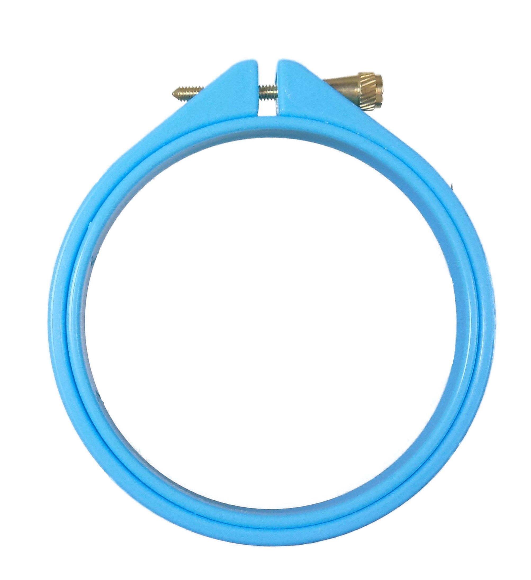 HA3B  BLUE MINI EMBROIDERY HOOP - DISPLAY FRAME 3 IN