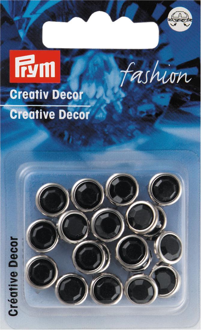 P403641 - **Creative Decor round pinning 9 mm black x 20pc