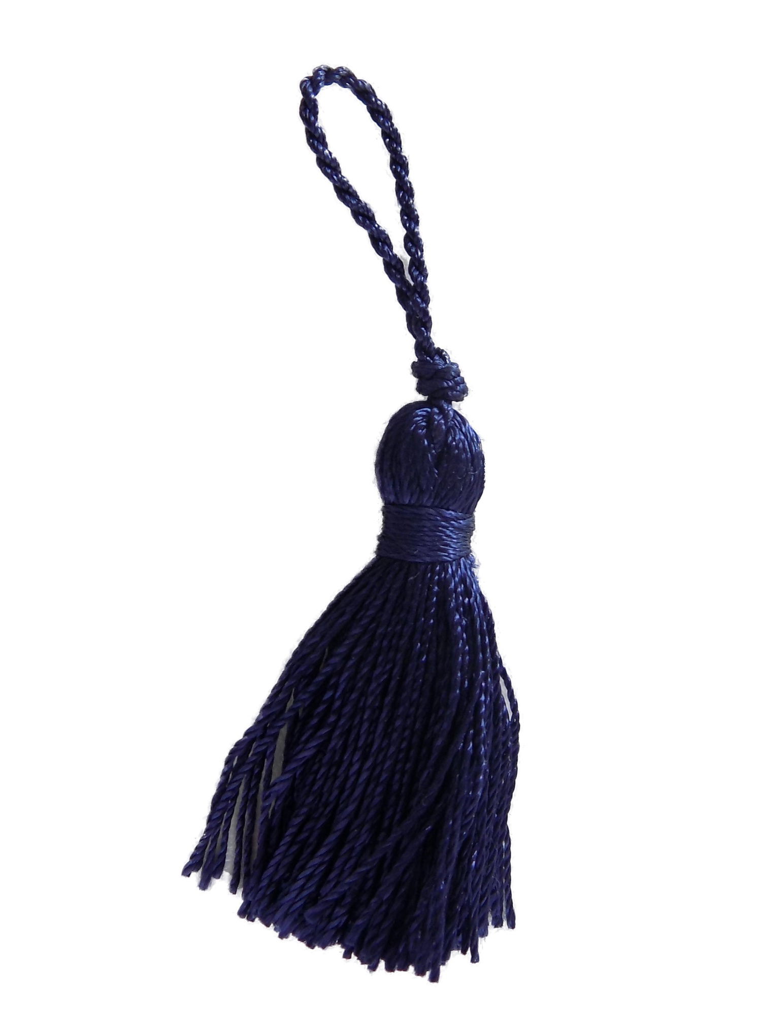 BTTA9 NAVY 4CM TASSEL PACK OF 8