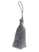 BTTA19 SILVER 6CM TASSEL PACK OF 8