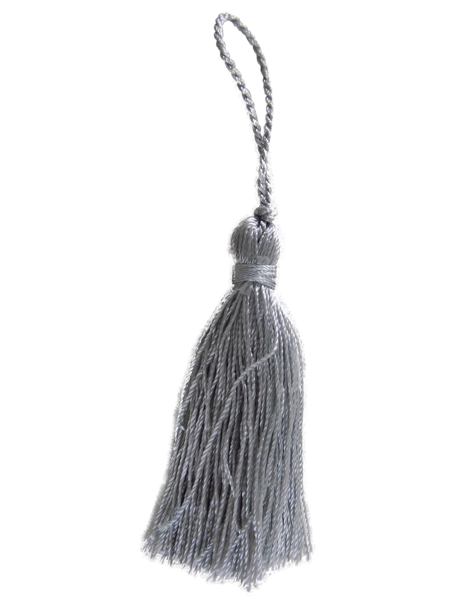 BTTA19 SILVER 6CM TASSEL PACK OF 8