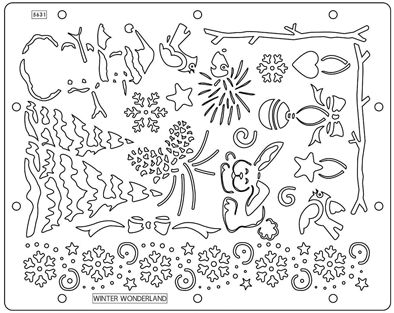 295631 - ***FISKARS SHAPEBOSS STENCILS WINTER W.LAND