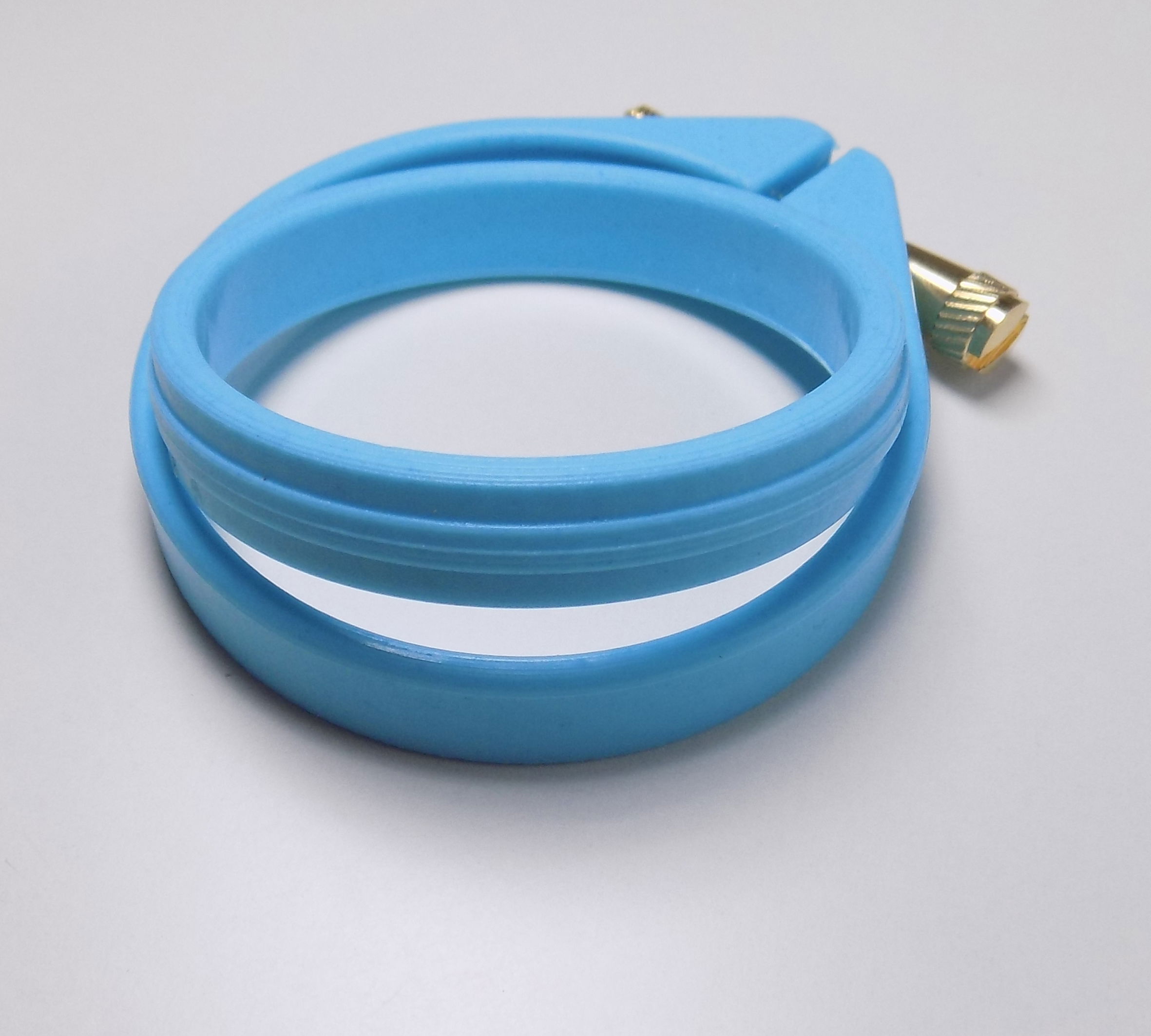 HA2B - BLUE MINI EMBROIDERY HOOP - DISPLAY FRAME 2 INCH 50MM